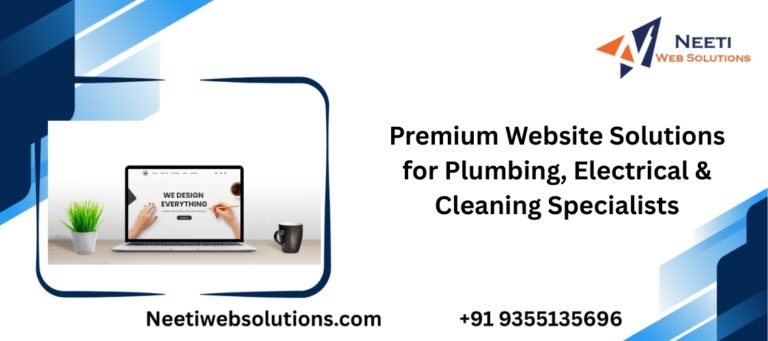 Premium Website Solutions for Plumbing, Electrical & Cleaning Specialists
